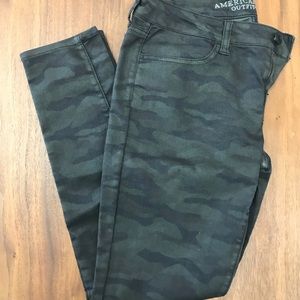 American eagle camouflage jeans